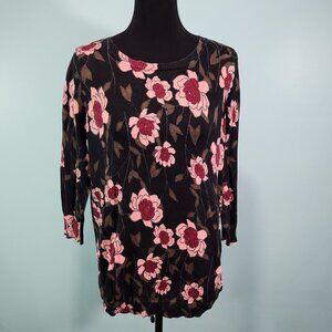 The Limited Lightweight Floral Sweater Large
Lot I